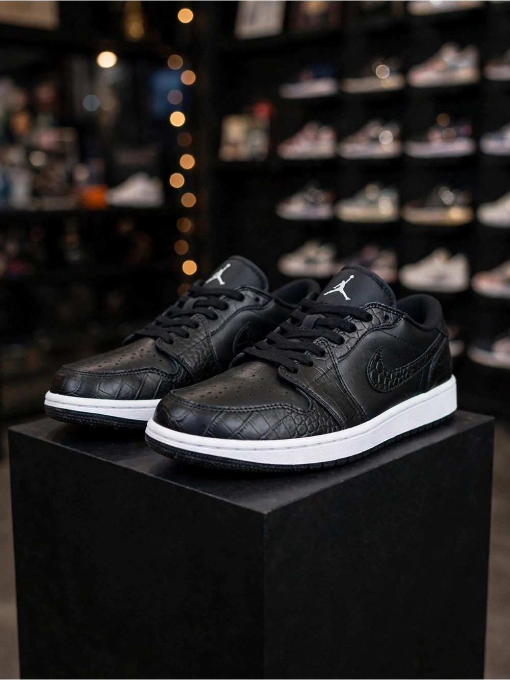 Nike Air Jordan 1 Low Golf 'Black Crocodile' (2022)